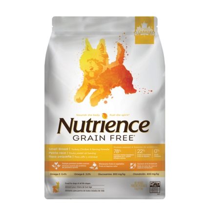 Grain free perro pavo/pollo/arenque raza pequeña 5 kg Nutrience