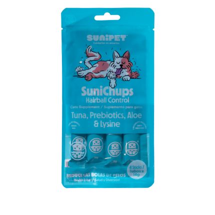 Snack cremoso Sunichups hairball control (control bolas de pelo)