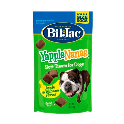 Premio de entrenamiento perro Bil jac treats yapple nanas 113grs