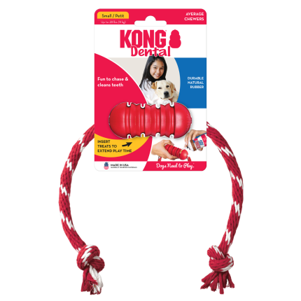 Juguete Kong dental con cuerda Talla S