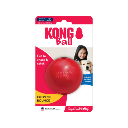 Juguete Kong ball con agujero Talla M/L