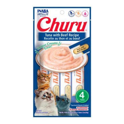 Churu pollo con carne (paquete 4 tubitos)