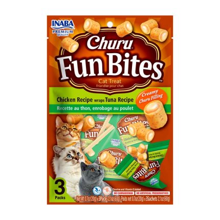 Churu fun bites gato pollo y atún