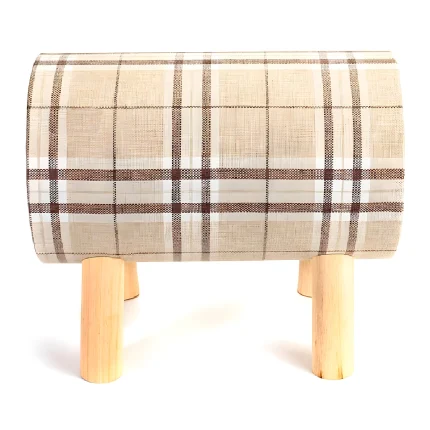 Casa cilindrica de madera para gatos diseño escoces