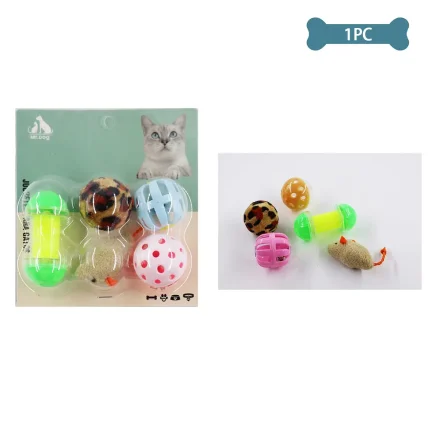 Set juguetes para gatos (color aleatorio)