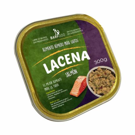 Alimento húmedo Lacena Gato salmón 300 g Barfood