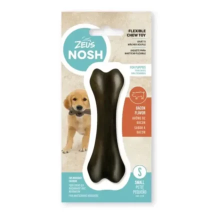 Hueso para cachorro sabor tocino S Zeus Nosh Flex