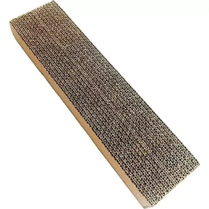 Rascador para gatos de alta densidad en forma de tablero (incluye bolsita de hierba gatera)