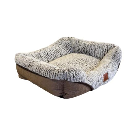 Cama acolchada color café Wonderdog